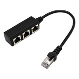 Adaptador Divisor De Cable Ethernet De Internet 1to3 Lan Por