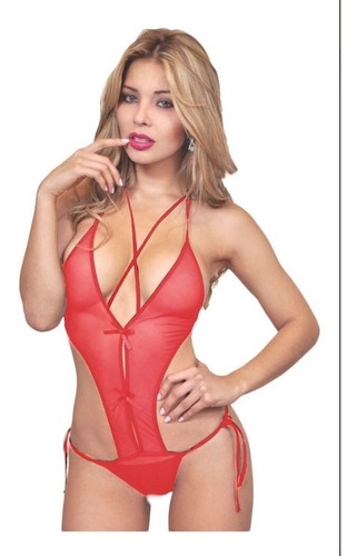 Body Mujer Transparencia Baby Doll Ropa Interior Lenceria 