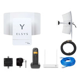 Kit Elsys Amplimax 4g+antena20dbi 4g + Cabo Descida+tel+ Rot