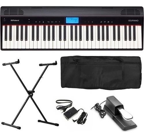 Kit Piano Digital Roland Go61p Teclas Bluetooh +sustain C/nf