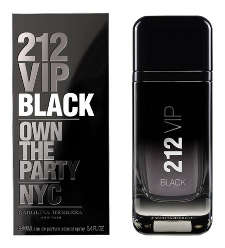 212 Vip Black Men 100 Ml Eau De Parfum Spray De Carolina Her