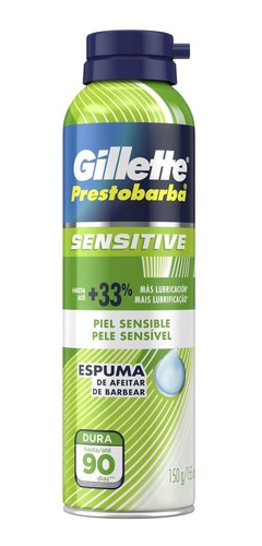 Espuma De Afeitar Gillette Prestobarbasensitive Pielsensible