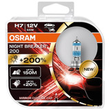 Bombillos Osram H7 X2 Night Breaker 200%+luz 12v 55w  