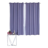 Cortina Decorativa Neo Lavanda Corta Colchas Concord