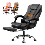 Silla Oficina Ergonómica Reclinable Ajustable Con Reposapiés