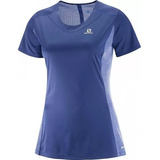 Remera Salomon Mujer Tecnica Trail Run Importada Full Salas