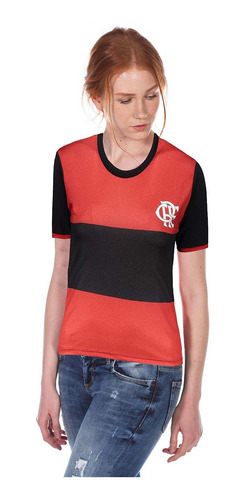 Camisa Feminina Flamengo Braziline Whip Oficial Licenciada