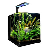 Pecera Equipada Chica D Vidrio Nano Acuario 9 Litros Luz Led