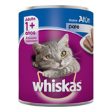 Alimento Whiskas 1+ Whiskas Gatos S Para Gato Adulto Todos Los Tamaños Sabor Paté De Atún En Lata De 350g