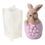 Easter Bunny Candle Mold | Rabbit Silicone Candle Mold -