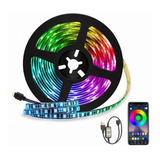 Led Tira Luz Rgb Colores 2m Bluetooth+usb+control De La Apli