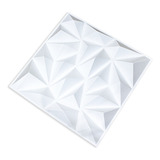 Panel Decorativo 3d Pvc Diamond Blanco Decoform 3m2 12piezas