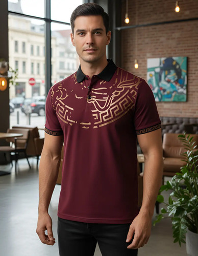 Playera Polo Para Caballero Marca Pavini P-2054