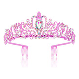 Cocide Tiaras Y Coronas Rosas Para Mujer, Tiara De Princesa