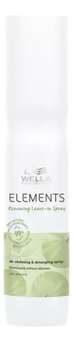 Spray Tratamiento Para Cabello Dañado Wella Elements 150 Ml