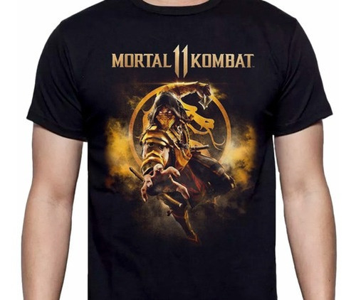 Mortal Kombat - Skorpion -videojuegos - Polera- Cyco Records