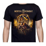 Mortal Kombat - Skorpion -videojuegos - Polera- Cyco Records