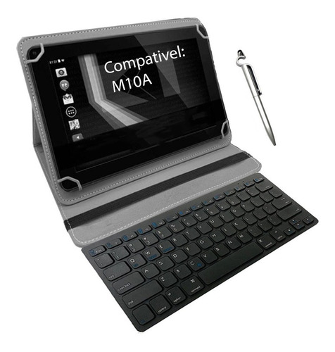 Melhor Capa Com Teclado Para Tablet Multilaser M10a + Caneta