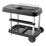 Parrilla Barbacoa C/ruedas Transportable Hyba Xl1 