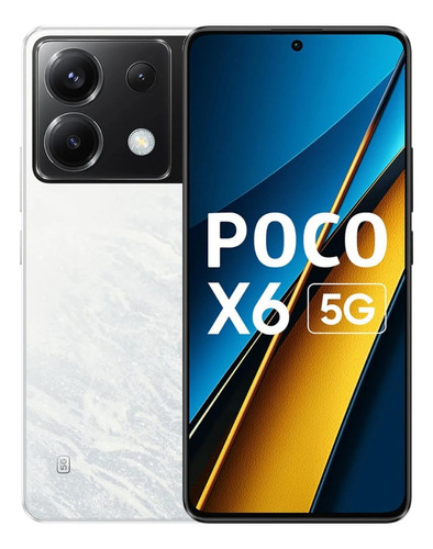 Celular Xiaomi Poco X6 5g Nfc Dual Sim 256 Gb Branco 8gb Ram