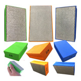 Kit 3x Esponja Diamantada Almofada De Polimento P/ Granito 
