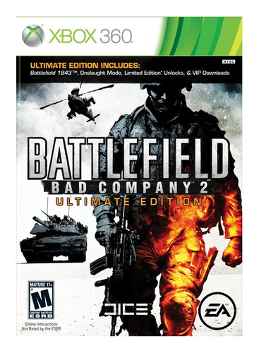 Battlefield Bad Company 2 Ultimate Ed -xbox 360- Sniper