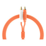 Cable De Audio Djtt Rca A Rca 2 De 2 Mts, Naranja