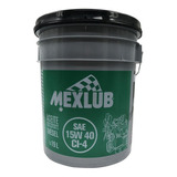 Cubeta Aceite Mexlub 15w40 Diesel Ci-4 19l