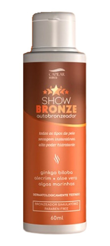 Auto Bronzeador A Jato Bronze Sem Sol 60ml Capilar Essência