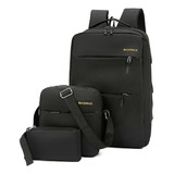 Mochila Portátil.pcs Set Combo Resistente Agua Usb 16