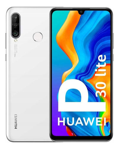 Huawei P30 Lite Dual Sim, 128 Gb, Color Perla, 6 Gb D