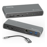 Base Thunderbolt 4 Enchufable Con Carga De 100 W, Certificac