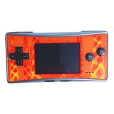 Game Boy Micro Plata/naranja Con Cargador