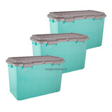 Baul Organizador Megaforte 120 Lts. Pack 3 Un.