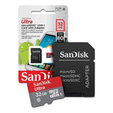 Cartão Memória Micro Sd Ultra 32gb Sandisk 80mb/s Classe 10