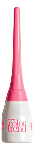 Delineador Líquido Color Trend Avon-3ml Cyber Pink Con Efecto Mate