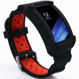 Mallas Wonlex Para Samsung Gear Fit2 / Fit2 Pro.negra/roja