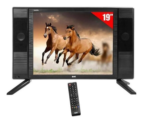 Tv Led 19 Bak Bk-1950 Hd Com Hdmi Usb + Conversor Digital