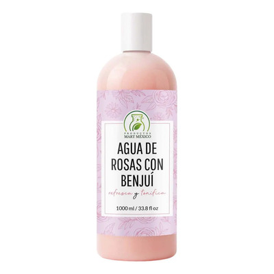 Productos Mart Agua de Rosas con Benjuí 1L Tónico Facial Hidratante | Meses sin interés