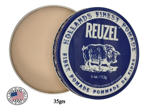 Pomada Fiber Reuzel 35g Cera Capilar Pelo Barberia Barbero