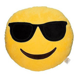 Evz 32cm Emoji Smiley Emoticon Amarillo Cojin Redondo Rellen