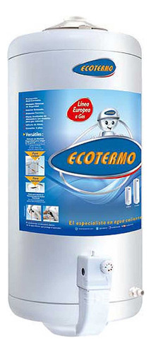 Termotanque Ecotermo Europea Le 80 Cs Gas Natural Blanco 80l 220v