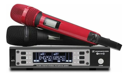 Microfones Sennheiser Ew Ew 135g4 Dinâmico Cardioide Cor Preto/vermelho