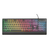 Teclado Gamer Trust Ziva Iluminación Led