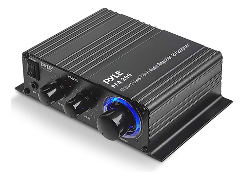 Pyle Home Mini Audio Amplifier - 60w Portable Dual Channe...