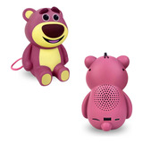 Caixa Urso Lotso-a2 8w Bluetooth Wirelles Speaer V5.3 Rosa