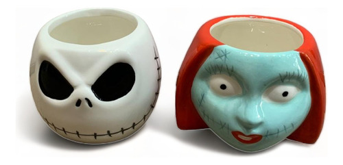 Juego De 2 Mini Tazas De El Extraño Mundo De Jack 103ml