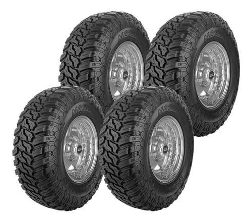 Kit 4 Llantas 35x12.50r22lt 117q Maxtrek Mud Trac