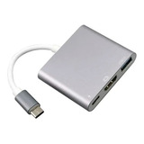 Adaptador Tipo C Hdmi Dex Usb S20 21 Fe Note 20 Macbook M1