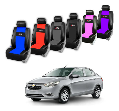 Fundas Cubre Asientos Auto Cuerina Chevrolet Aveo 